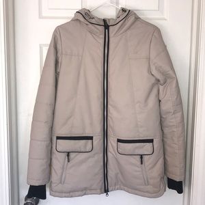 Lole off white winter coat size medium